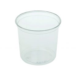   Salátás tál PLA, 500 ml (12,1 x 7,3 cm), átlátszó - Naturesse *16406