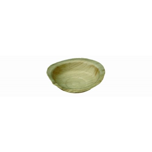 Pálmalevél szószos tál (12,0 x 2,5 cm; 150 ml; peremmel) - Naturesse - kifutó termék *5029