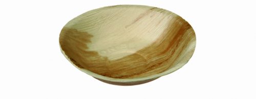 Pálmalevél tál, kerek (18,0 x 3,5 cm; 350 ml) - Naturesse *5035